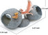 AQUA KT Aquarium Landscape Cichlid Stone Fish Hideout Rock Betta Cave Double Cave Design Dinosaur Eggs Shape Recommended for Fish Tank Decoration...