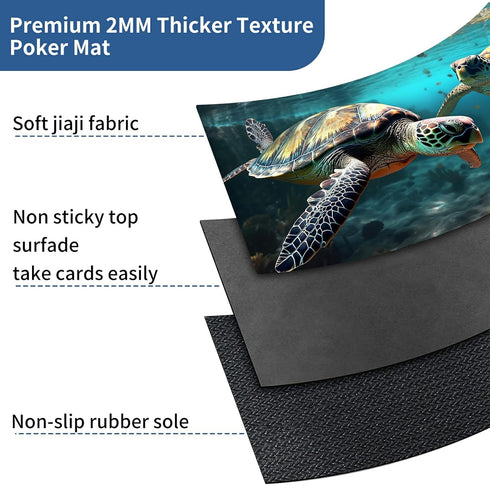 for TCG Card Mat Playmat Mouse pad, 23.6 x 13.8 inch Game Mat for MTG RPG CCG Trading Card Game Playmats Table Mat Perfect for Card Games Video Ga...