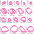 Yayatty 400 PCS Polymer Clay Cutters Set, 18 Shapes Clay Earring Cutters with Earrings Accessories, Clay Pattern Cutting Molds, Plastic Clay Cutte...