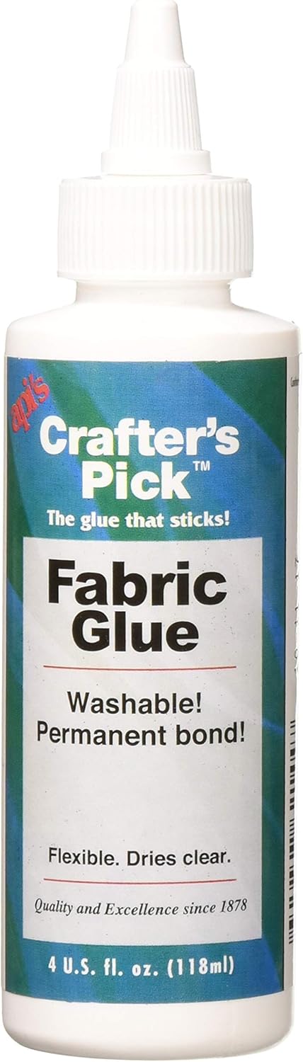 Crafter's Pick 4 oz Fabric Glue, Multicolor...