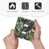Floral Tropical Jungle Animals Double Toggle Light Switch Cover Decorative Palm Trees 2 Gang Wall Plate Electrical Faceplate for Bathroom Home Liv...