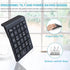 Bluetooth Number Pad for Laptop, Wireless Numeric keypad, 28 Keys Numpad Number Keypad Bluetooth 10 Keys Number Pad for Laptop, MacBook Air/Pro, i...