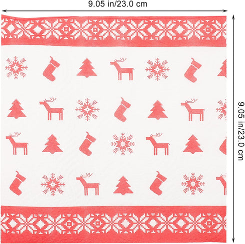 BESTonZON Christmas Kitchen Paper Christmas Paper Hand Towels Kitchen Paper Rolls Oil Cleaning Paper Towels: 2 Rolls...
