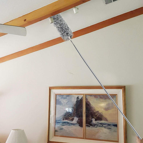 Ceiling Fan Cleaner Duster, UIMO Long Extendable Duster for High Ceilings, Telescopic Duster Fan Blade Cleaner Cleaning Supplies...