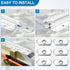 Kayak Track Nuts, T Nut for T track/rail, 1/2" Wide, 1/4-20 Threads, Kayak Fishing Accessories Hardware Screws T-Slot Nut 6 Pack...