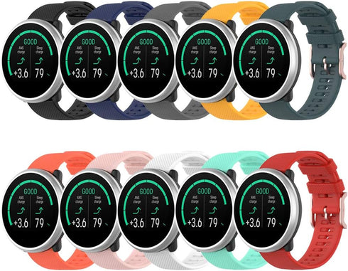 QGHXO Band for Polar Ignite 2, Soft Silicone Replacement Band for Polar Ignite 3/ Unite/Pacer/Pacer Pro (No Tracker, Replacement Bands Only)...
