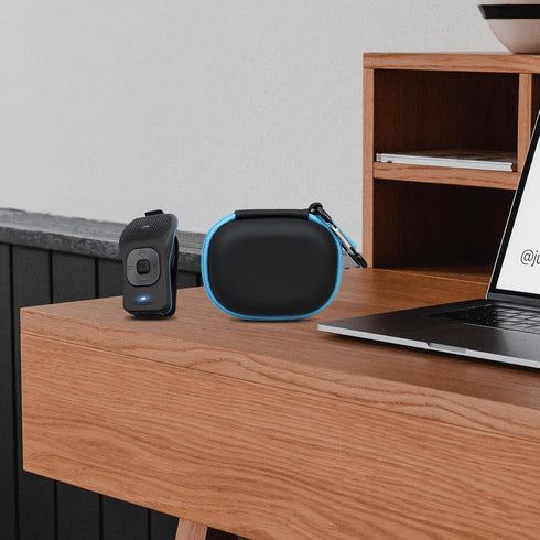 BOVKE Carrying Case for Noxgear 39g Wearable Waterproof Bluetooth Speaker, Magnetic Clip-On Wireless Portable Mini Bluetooth Speakers Holder, Mesh...