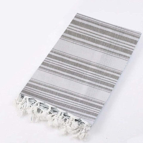Peshtemal Hand Towels | 100% Natural Cotton, Set of 2, 26 x 18 Inches | Decorative Hamman Bathroom Peshtemal Woven Tassel Towel Hand Drying, Washi...