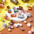 66Pcs Western Cowboy Focal Beads Silicone Keychain Making Kit Cow Horse Animal Beads Cowboy Hat Boots Round Hexagon Spacer Beads for Crafts DIY Pe...