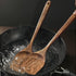 Wooden Spatula,15.3 Inch Flat Wood Wok Spatula,Wood Kitchen Utensils for Cooking,Long Handle Turner Coated Natural Resin, Handmade Kitchenware for...