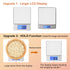 BOMATA 0.01g/1kg Upgraded Small Digital Scale, USB Rechargeable, with Larger Display and Hold,Tare Function, 9 Units, High Precision Digital Scale...