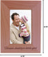 CustomGiftsNow Forever Daddy's Little Girl - Engraved Wood Picture Frame (4x6 Vertical)...