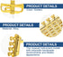 Balacoo 4Pcs Mini Plastic Musical Instrument Dollhouse Trumpet Saxophone Miniature Dollhouse Model Gold Christmas Tree Hanging Decor...