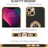 BENTOBEN iPhone 13 Case, Phone Case iPhone 13 6.1 Inch, Slim Fit 360° Ring Holder Shockproof Kickstand Magnetic Car Mount Supported Non-Slip Prote...
