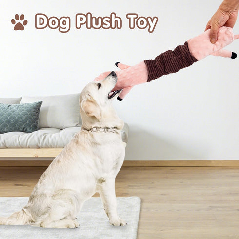 Squeaky Dog Toys for Dogs,Plush Dog Toy,Dog Tug of War Toy,Interactive Dog Toy for Small/Medium/Large Breed?pig?...