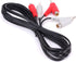 RCA Audio Piggyback Extender Cable, 5Ft 2 RCA Male to 2 RCA Male + RCA Female Piggyback Extension Audio Video AV Adapter Cord...