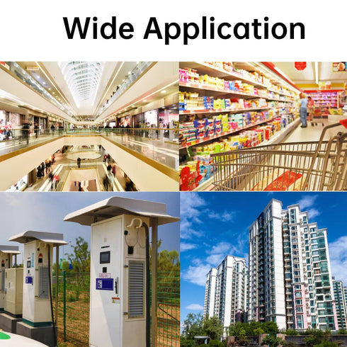 Electric Meter, KWh Meter, Single Phase 4P LED DIN-rail Electricity Power Consumption Wattmeter Energy Meter, 10-40A...