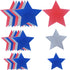 Patriotic Star Cutouts Glitter Cutouts Kit 4th of July Decoration for Independence Day 45 Pieces...
