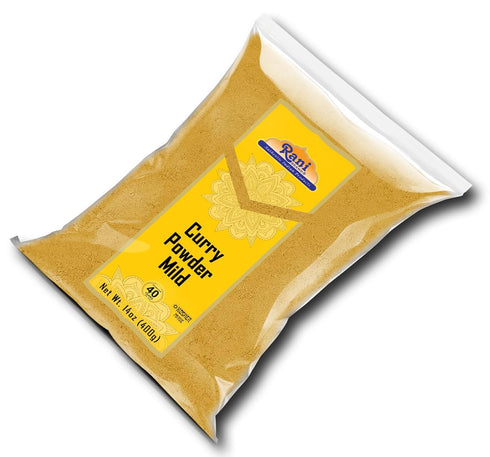 Rani Curry Powder Mild (10-Spice Authentic Indian Blend) 14oz (400g) ~ All Natural | Salt-Free | NO Chili or Peppers | Vegan | No Colors | Gluten ...