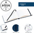 Pentalic 3.5" x 5.375" Aqua Journal, Watercolor, 48 Pages, Blue...