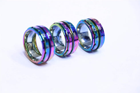 Knitter's Pride Rainbow Row Counter Rings for Knitting - Size 11, 20.6mm...