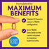 InnovixLabs Vitamin D3 K2-5000 IU Vitamin D3 plus 600 mcg Vitamin K2 MK4 and MK7 for Max Calcium Absorption, Supports Bone, Immune, Heart Health, ...