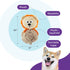 Outward Hound Nina Ottosson Stuff N' Snuffle Interactive Plush Dog Puzzle and Snuffle Ball for Dogs, Snuffle Ball, Dog Enrichment Toys, Plush, Mul...