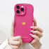 for iPhone 13 Pro Case Cute Heart Simple Wave Frame Case Aesthetic Design Solid Color Girls Women TPU Silicone Slim Phone Case Cover for iPhone 13...