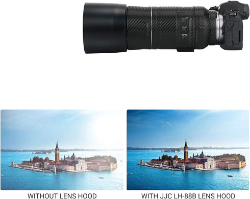 Reversible RF 600mm Bayonet Lens Hood Shade for Canon RF 600mm f/11 is STM Lens on Canon EOS R RP R5 R6 Replaces Canon ET-88B Lens Hood Allows to ...