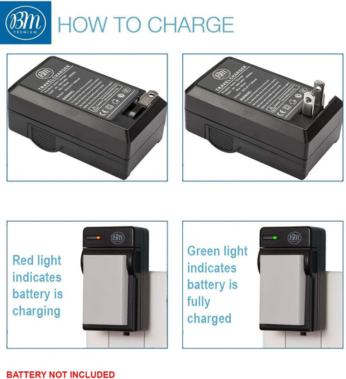 BM Premium MH-23 Replacement EN-EL9, EN-EL9A Battery Charger for Nikon D5000, D3000, D60, D40x & D40 Digital SLR Cameras...