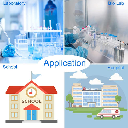 0.5ml Microcentrifuge Tubes with Snap Cap, Polypropylene Graduated, 1000 Pcs Sterilized Clear Plastic Small Vials with Caps for Sample Storage wit...