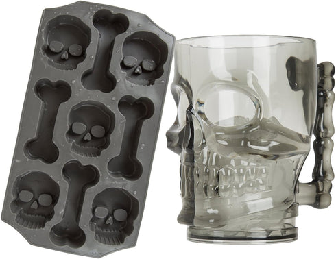 Skull and Bones Ice Mold...