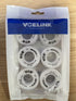 VCELINK PTFE Plumbers Tape 6-Pack, Industrial Water Sealant Thread Tape, 520" Length, 1/2" Width, Plumbing Teflon Tape for Shower Head and Pipe Th...
