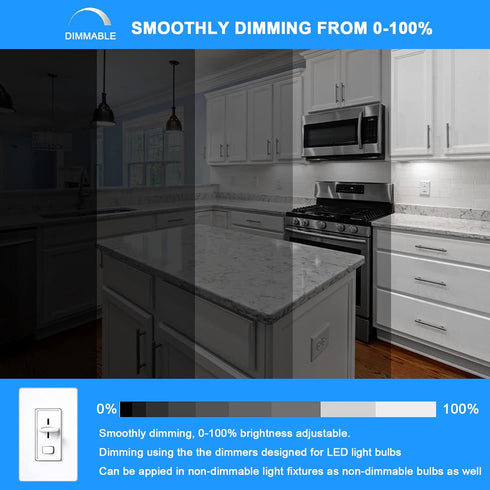 TAIYALOO E17 LED Bulb Dimmable, 7W Microwave Oven Bulb, Daylight White 6000K, 60W Halogen Bulb Replacement for Microwave, Over Stove Appliance, Ra...