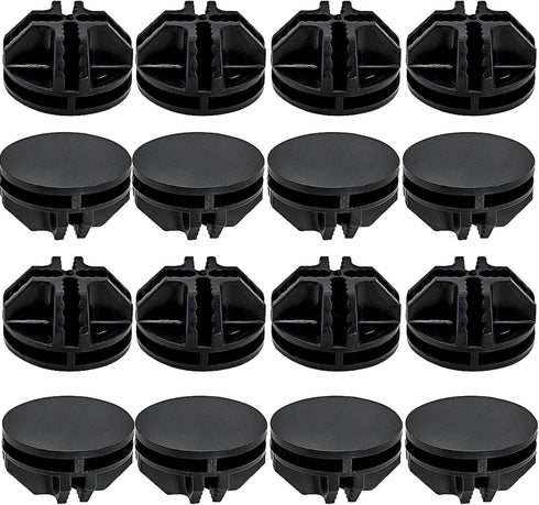 16 Pcs Black Plastic Connector, Wire Grid Cube Connector for Modular Closet Storage Organizer and DIY Wire Cube Storage Unit...