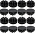 16 Pcs Black Plastic Connector, Wire Grid Cube Connector for Modular Closet Storage Organizer and DIY Wire Cube Storage Unit...