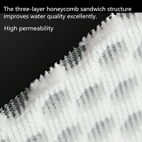 Filter Socks 4 Inch Opening by 7.1 Inch Long, 3D Honeycomb Design Filter Bags, Small Filter Media Bag, Drawstring Aquarium Filter Sock (4" x 7.1"?...