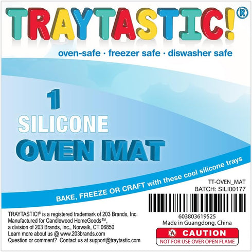 Traytastic! Non-Stick Silicone Baking Mat (Pyramid Style) - Great for Cooking, Baking, Grilling, Gummies, Candy, Crafts...