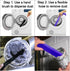 Dryer Vent Cleaner Kit & Refrigerator Condenser Coil Brush Compatible Shark Rocket HV300 HV301 & Rotator NV751 NV650 NV800 Series & Small Shop vac...