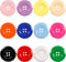 YAKA 50Pcs 1.5inch(38mm) Sewing Resin Buttons Round Shape 4 Holes Craft Buttons for Sewing Scrapbooking and DIY Craft Multicolored...