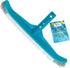 U.S. Pool Supply Professional 16" Floor & Wall Pool Brush with Nylon Bristles, Curved Ends, EZ Clip Handle - Cleaning Removing Sweeping Leaves & D...