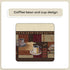 Achim Home Furnishings - CFTS36BW12 Coffee Tier and Swag Window Treatment Set, 57" x 36", Brown...