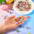 Beadthoven 24 Pairs Easter Egg Wooden Stud Earring Set Natural Wooden Earring Posts with Earrings Backs Colorful Printed Small Stud Earrings Pins ...