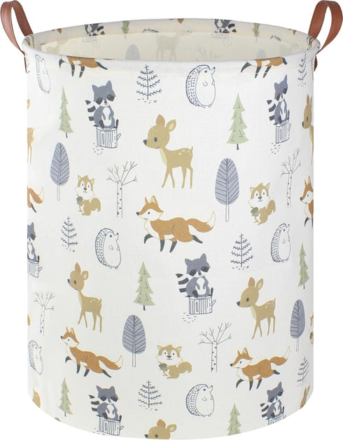 Baby Laundry Hamper,kids laundry Basket,Waterproof Storage Bin for Bedroom,Clothes Organizer Basket,Toys Box,Room Decor(Animal)...