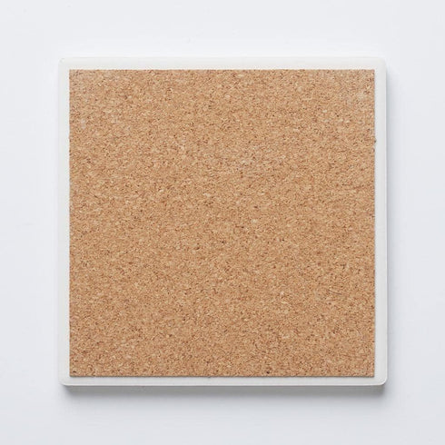 Margarita Drink Recipe Coaster, Joyride Home Decor, Single Ceramic Coaster, 4-inch Individual Square Drink Coaster, Non-Slip Cork Back, Protects S...