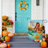 Hello Fall Lake Mermaid Home Decorative Garden Flag, Autumn Lakehouse Pumpkin Yard Lawn Outside Decor, Seasonal Outdoor Small Burlap Decoration Do...