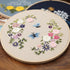 Maydear 3 Pack Embroidery Starter Kit with Pattern, Stamped Cross Stitch Kits for Beginners Adults with Embroidery Hoop and Instructions, Hand Emb...