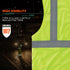 Reflective Safety Vest, High Visibility Mesh, Interior and Exterior Pocket, Class 2, Type R, Single Sizing...
