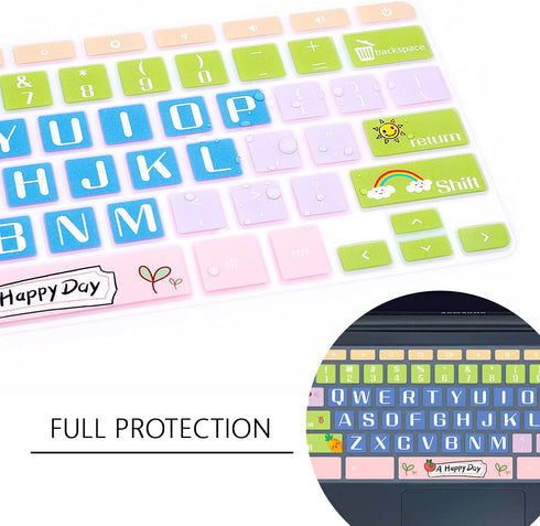 Keyboard Cover for Samsung Chromebook 4 3 XE310XBA XE500C13 XE501C13 11.6"/Chromebook 4 15.6" XE350XBA/Chromebook 2 XE500C12/Chromebook Plus V2 2-...