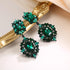 Flyonce Women's Rhinestone Crystal Art Deco Vintage Style Gatsby Clip-on Dangle Chandelier Earrings...